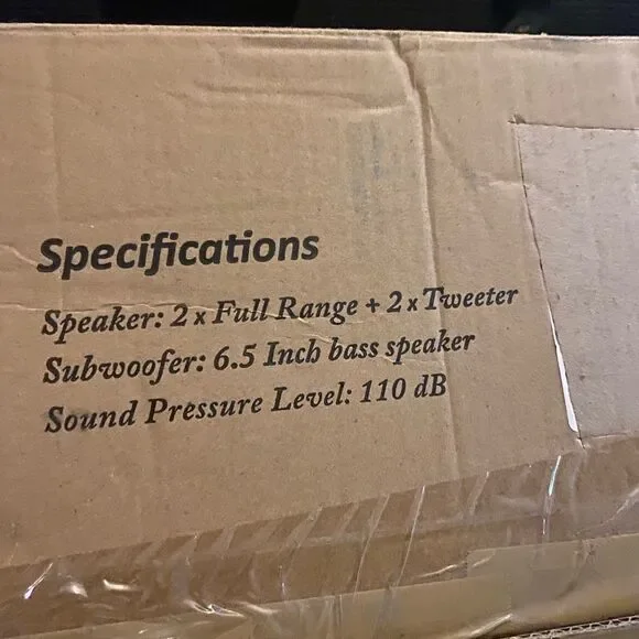 Bestisan Sound Bar an Subwoofer